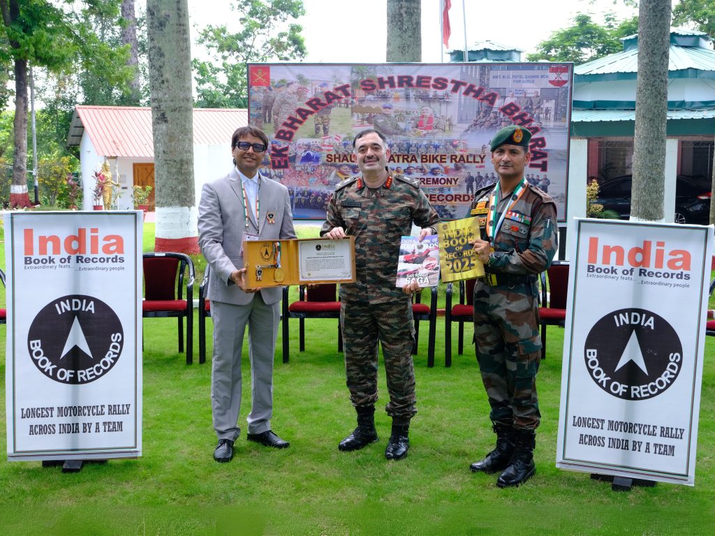 Indian Army's Shaurya Yatra Motorcycle Rally Sets New Record with 4,300 ...