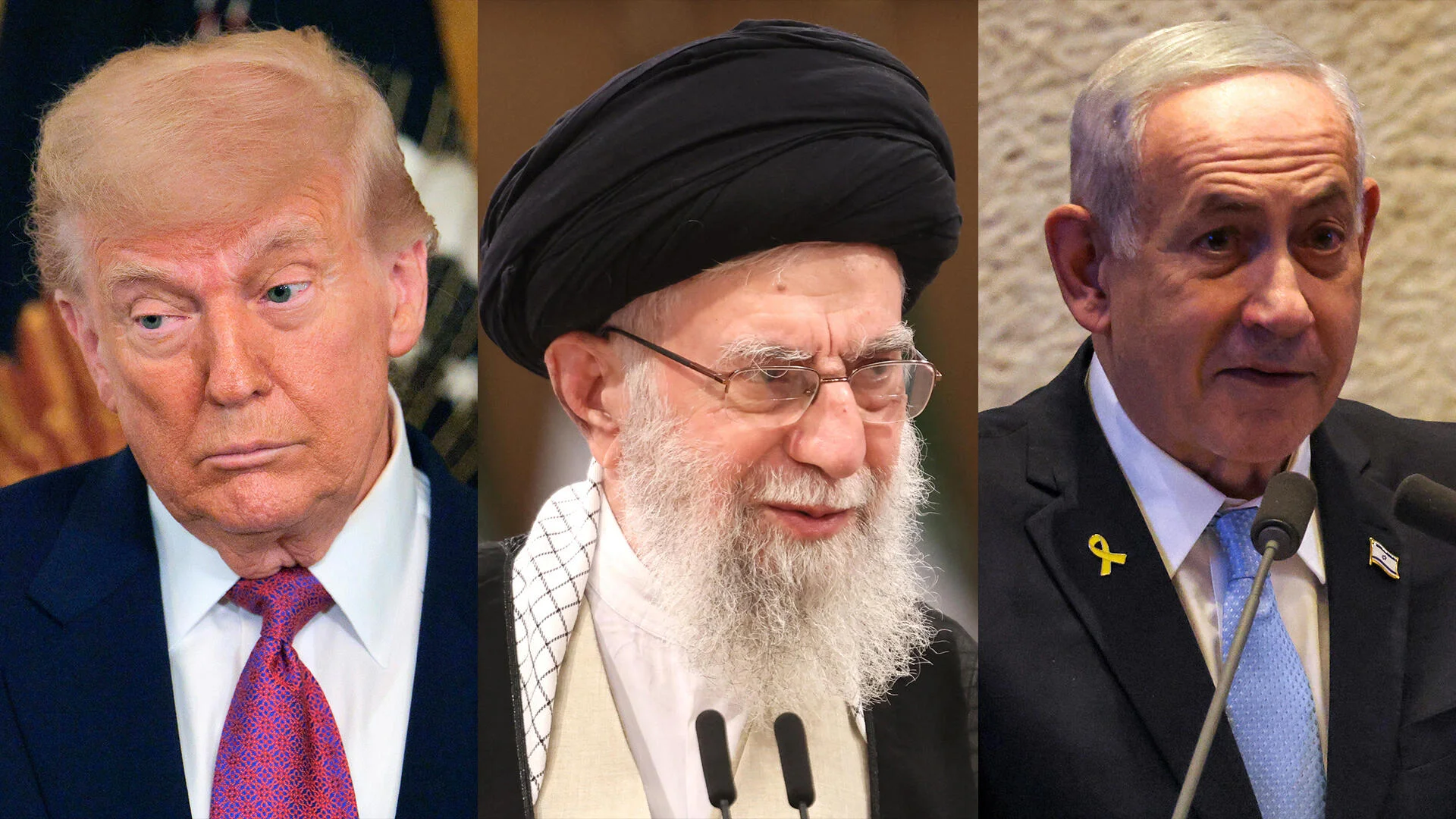US IRAN ISRAEL HEADS