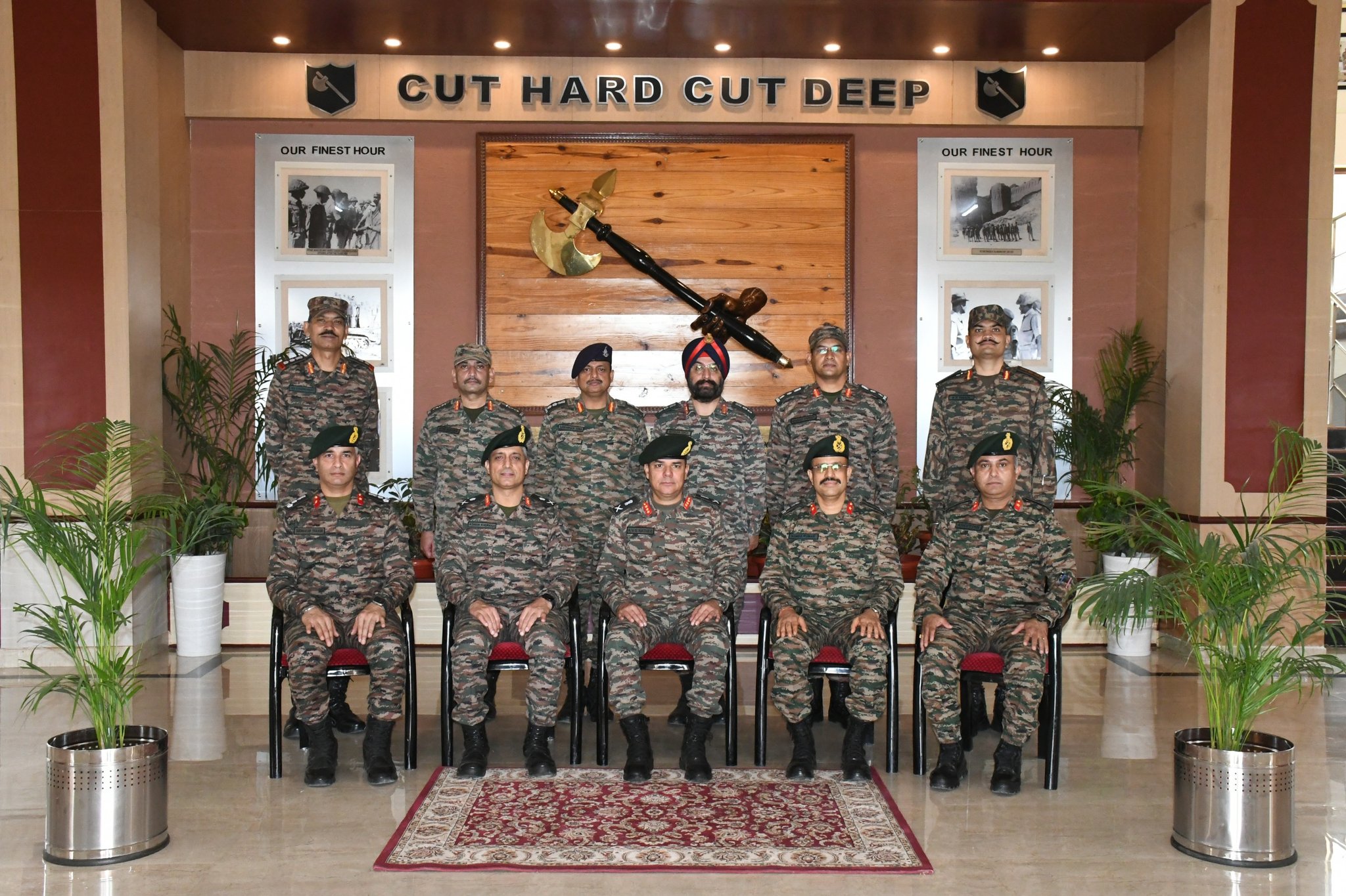 Lt Gen AVS Rathee Reviews Army's Battle Axe Division’s Combat Readiness