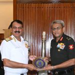 Admiral Dinesh K. Tripathi Meets Lt Gen Anindya Sengupta in Lucknow to Boost Tri Service Synergy e1753279649153