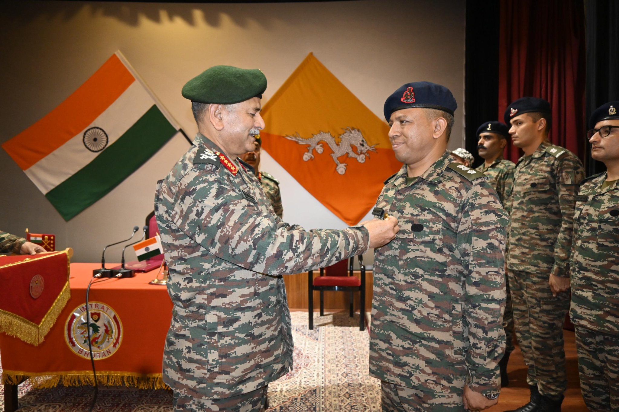COAS Dwivedi and a Soldier