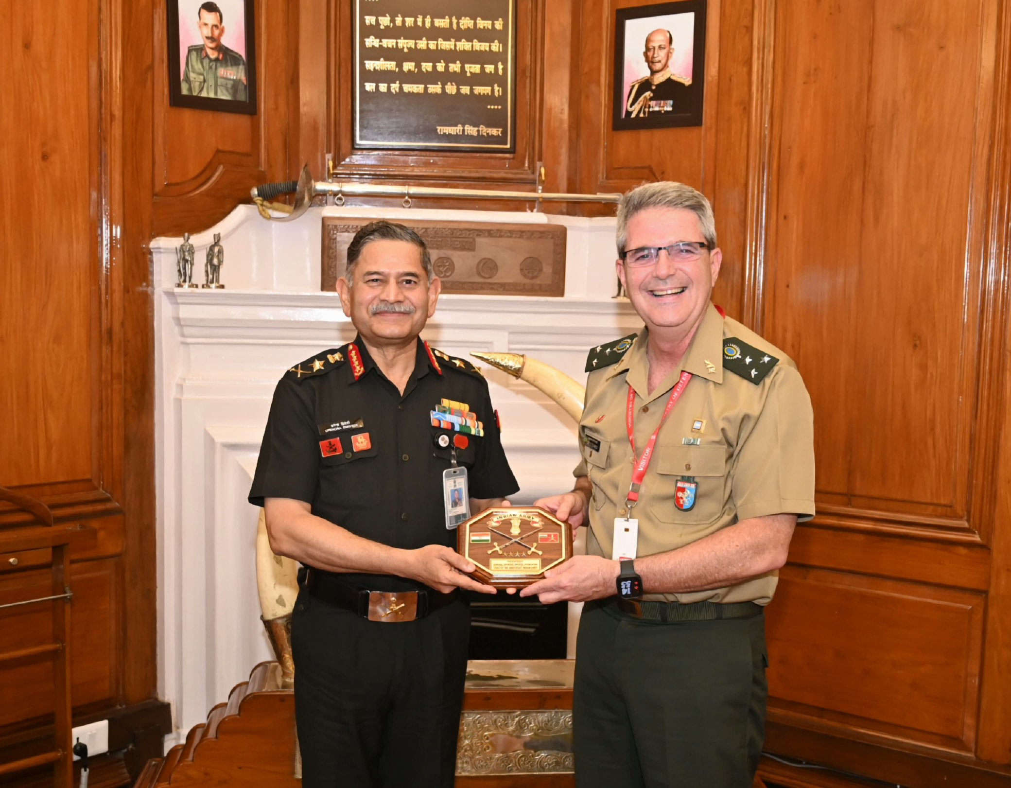 COAS and Lt Gen Cosra