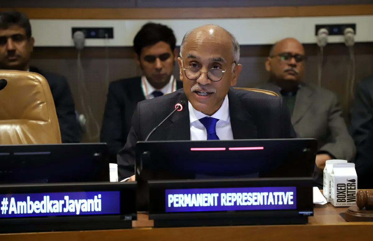 Indian Ambassador Slaming Pakistan at UN