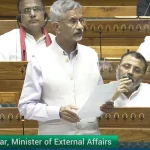 Jaishankar in Parliament