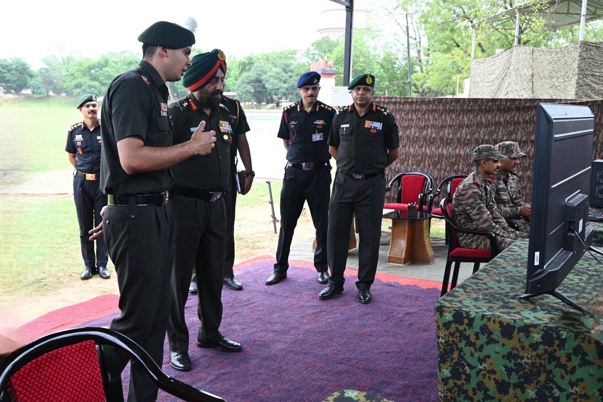 Lt Gen Singh Visit