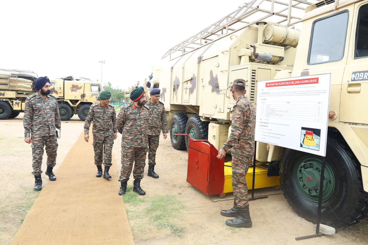 Maj Gen Chahal Visit