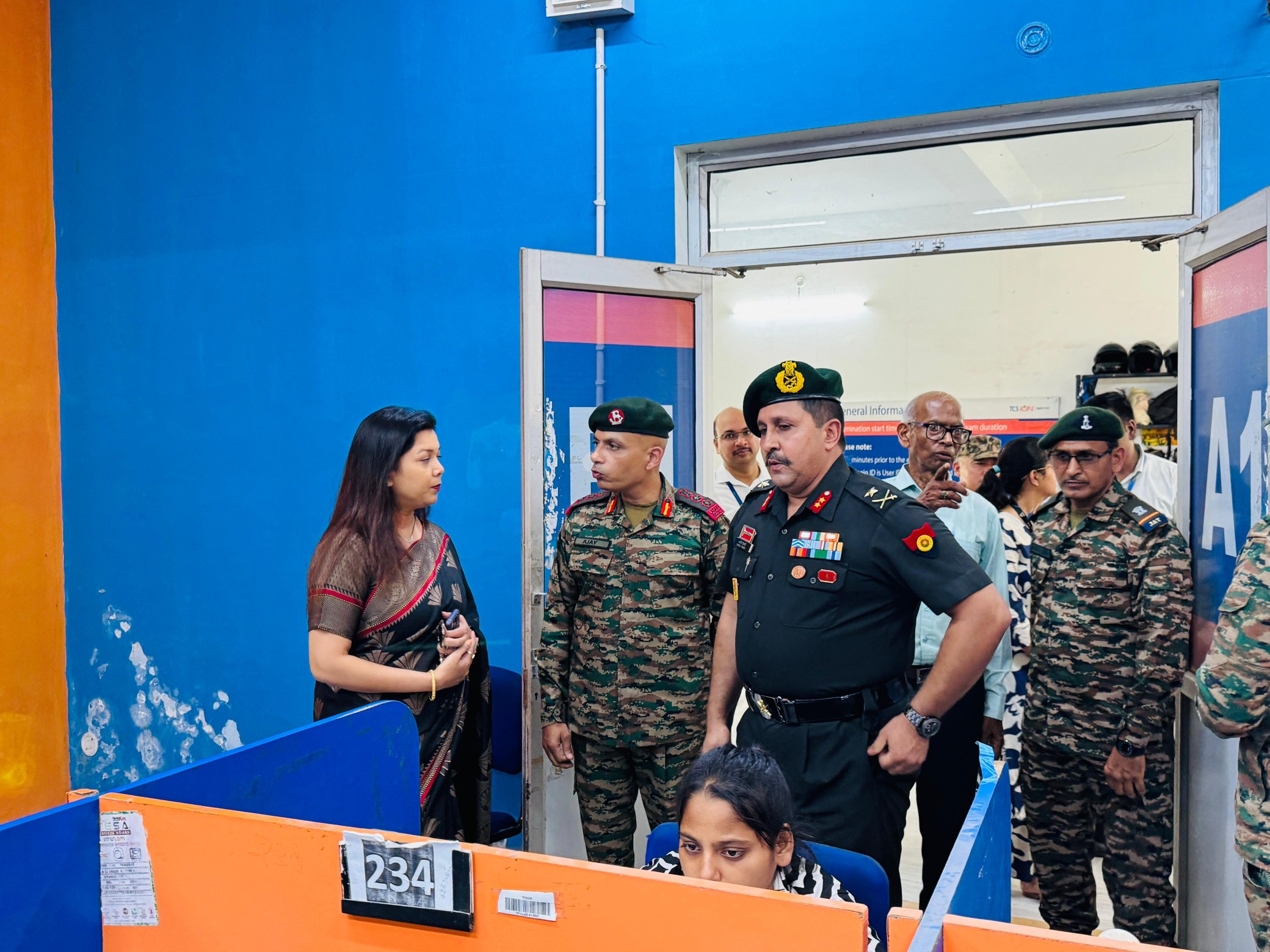 Maj Gen Tiwari Visit
