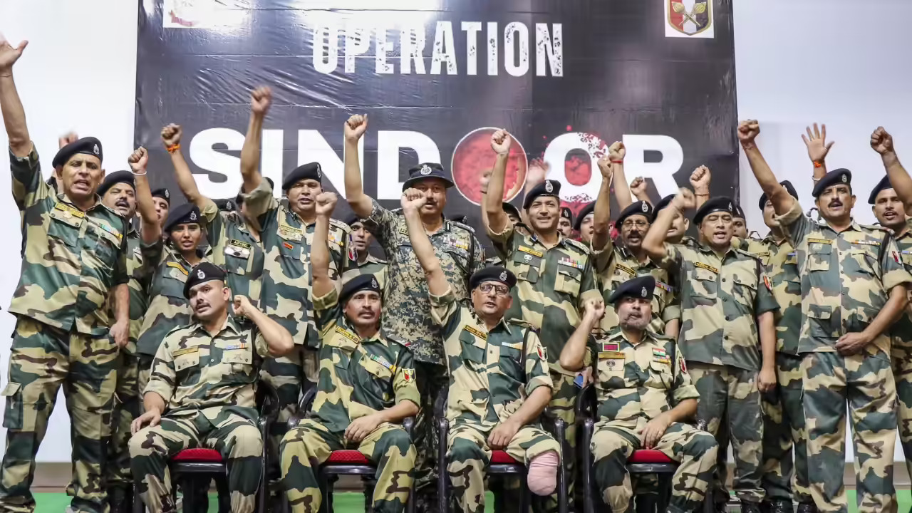 Soldiers Celebrating Op Sindoor