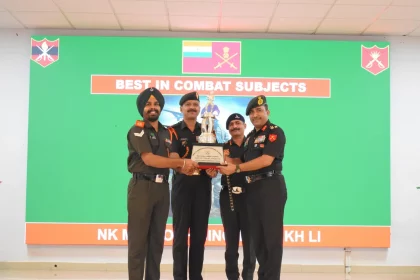 Naik Manjodh of 13 SIKHLI Adjudged Best Student as Combat Leadership Course Concludes at NCO Academy Dhana