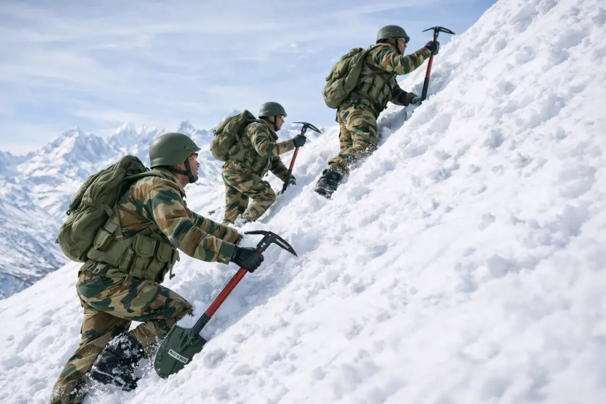 AI Image of Soldiers Climbing