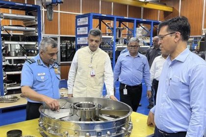 Air Marshal Ashutosh Dixit Reviewing