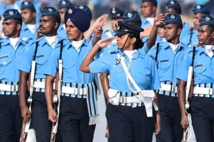 Cadets Saluting