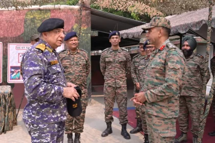 Surg VAdm Vivek Hande and Other Officers