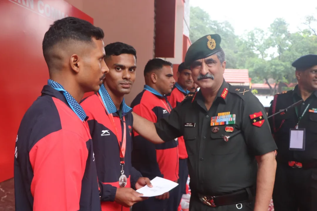 Lt Gen Rajesh Pushkar With Champion
